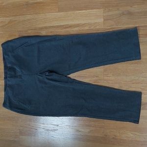 Chicos Womens XL (Chicos Size 3) Gray Pull On Elastic Waist Straight Leg